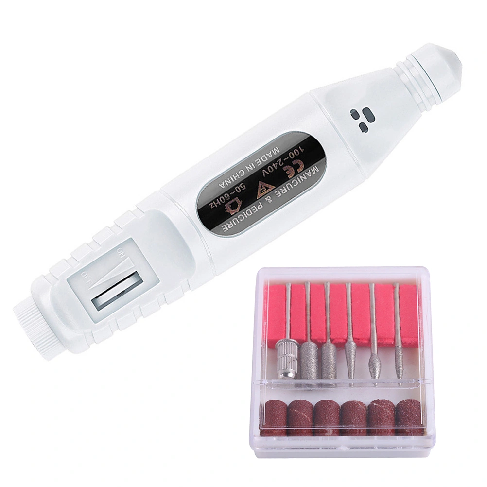 1 Set Nail Polishing Tools Manicure Polisher Kit Electric Nail Shaper Kit DIY Nail Art Supplies