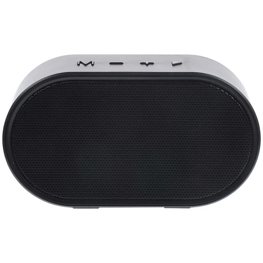 Dual Speaker Wireless Speaker Outdoor Stereo FM Loudspeaker AUX IN USB Drive TF Portable Speaker (Black)