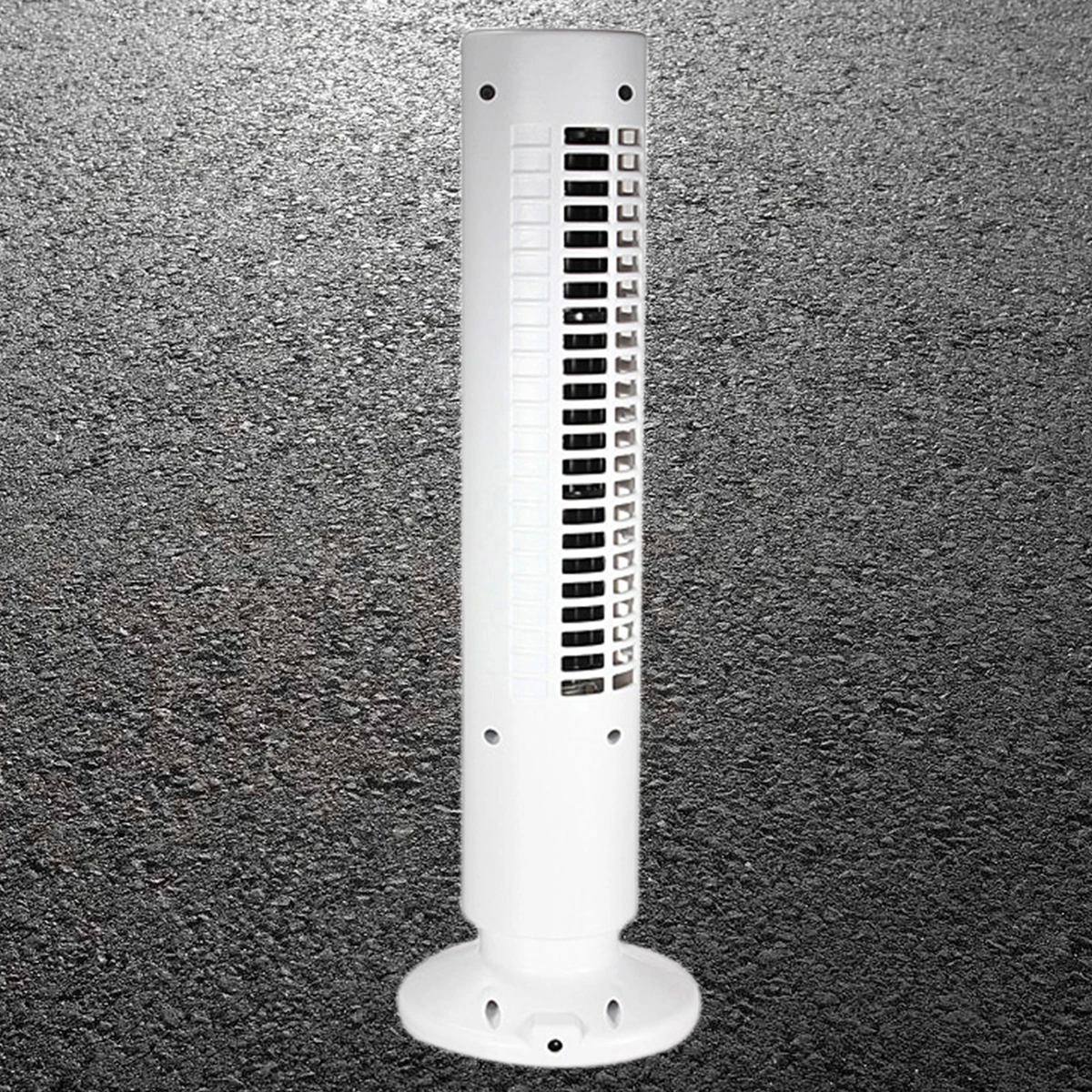 Creative Mini USB Powered Fan Table Fan Desk Fan Silent Rechargeable Fan for Home Office (White)
