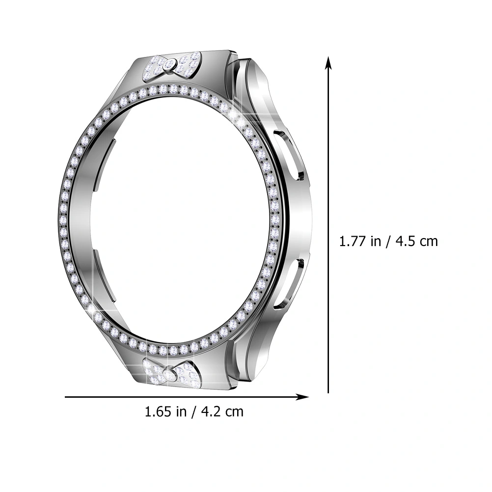 Watch Case Shiny Watch Cover Glitter Watch Case Compatible for Samsung Galaxy Watch 4