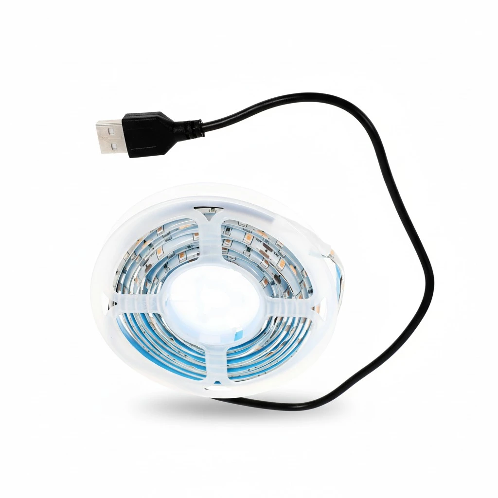 LED Grow Light Strips USB Full Spectrum Growing Lights Plant Lamp Strip Waterproof Growing Lamp for Flowers Vegetables (2 Meters)