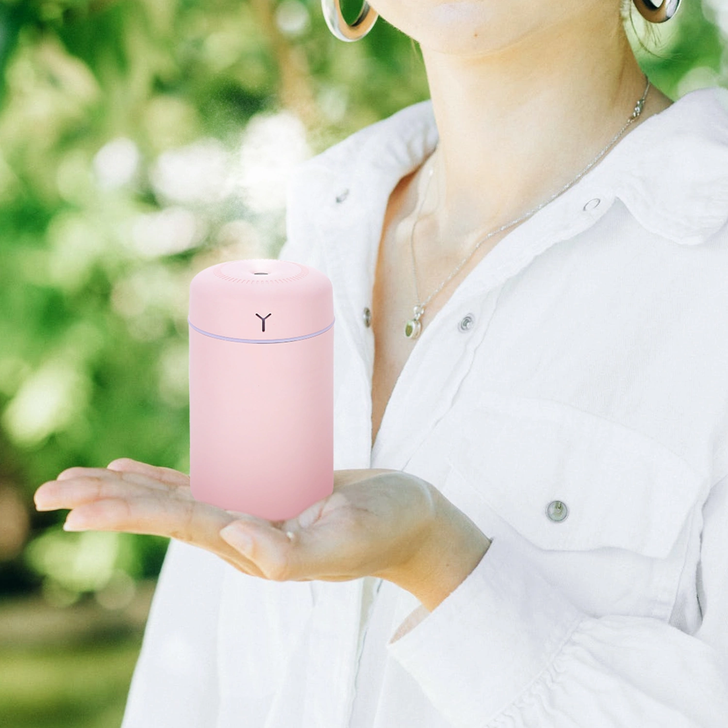 1 Set of Desktop Small Humidifier USB Charging Humidifier Bedroom Aromatherapy Diffuser