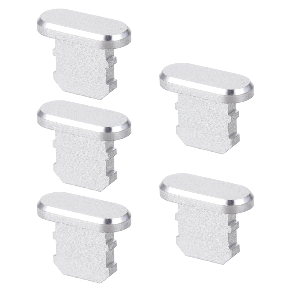 5Pcs Mobile Phone Dustproof Plugs Charger Port Protectors Compatible for iPhone