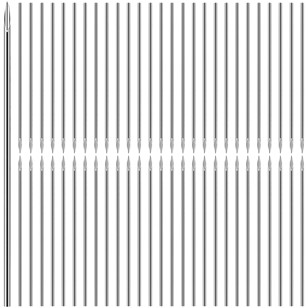 100Pcs Tattooing Piercing Needles Sponge Tip Piercing Needles Disposable Piercing Needles