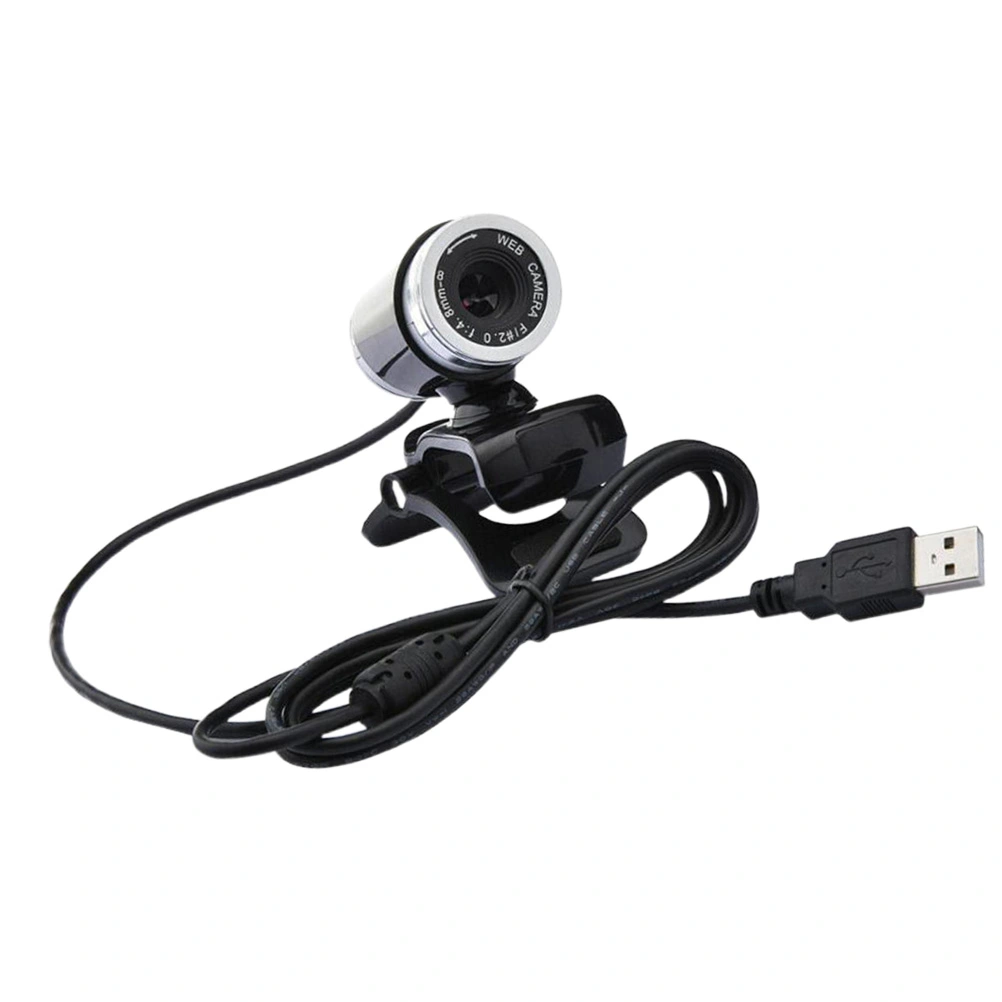 8.0MP Computer Webcam PC Web Cam Durable Laptop Camera PC Desktop Laptop Camera With Microphone (Black)