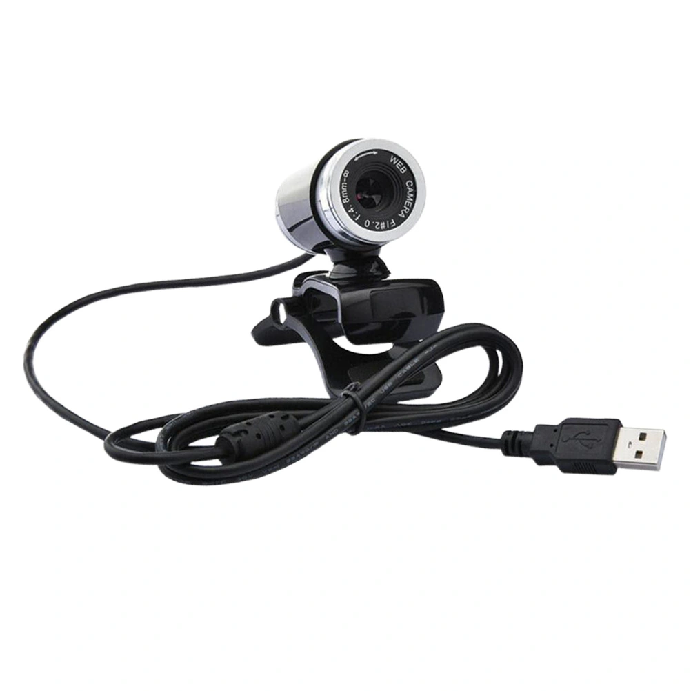 8.0MP Computer Webcam PC Web Cam Durable Laptop Camera PC Desktop Laptop Camera With Microphone (Black)