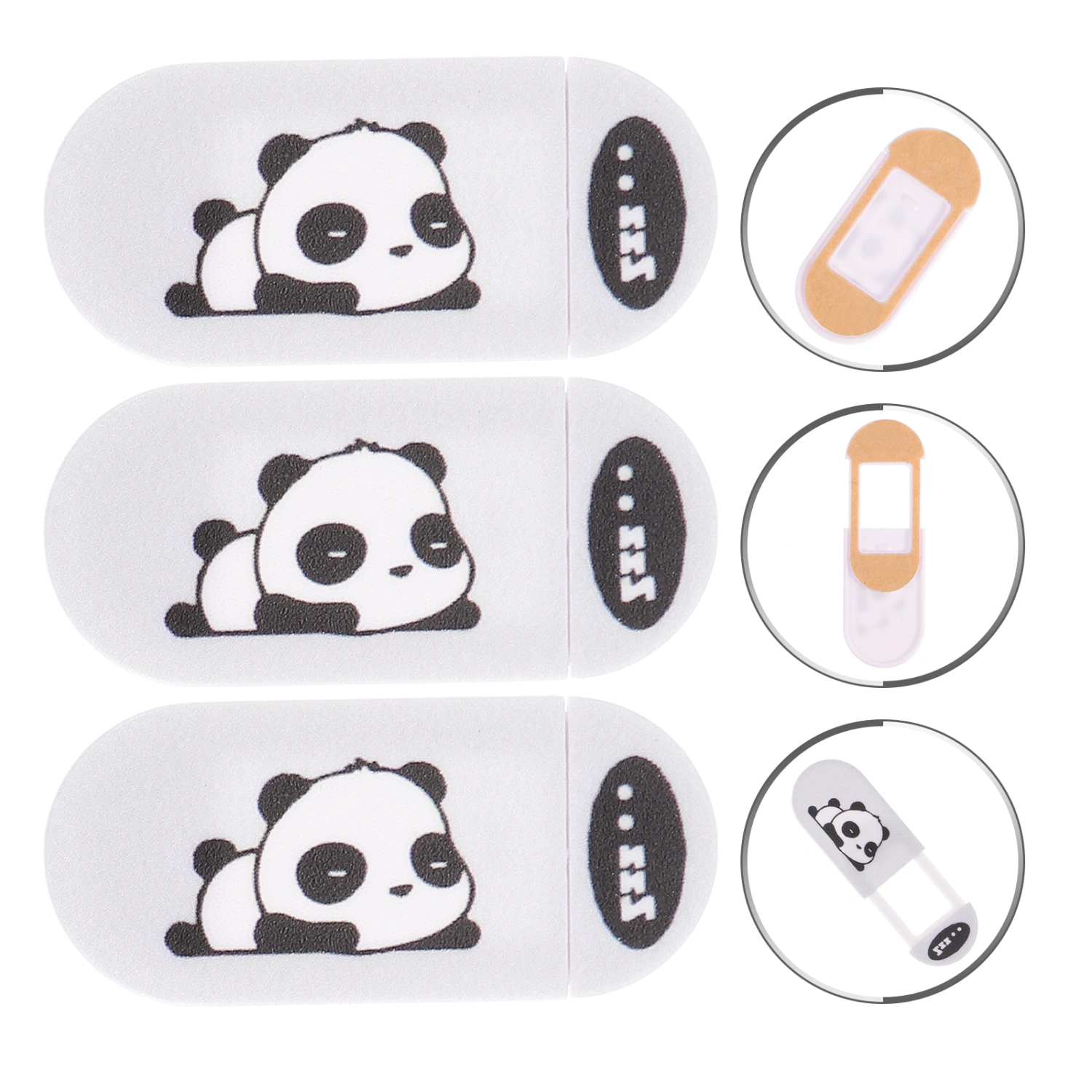 3pcs Laptop Camera Patch Privacy Protection Cover Webcam Cover Protective Tool
