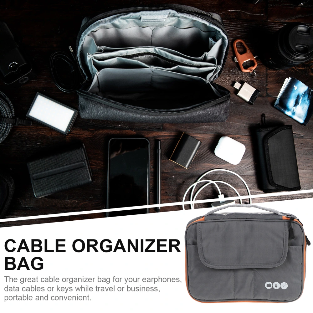 Cord Organizer Bag USB Cable Organizer Bag Portable Digital Cable Storage Bag