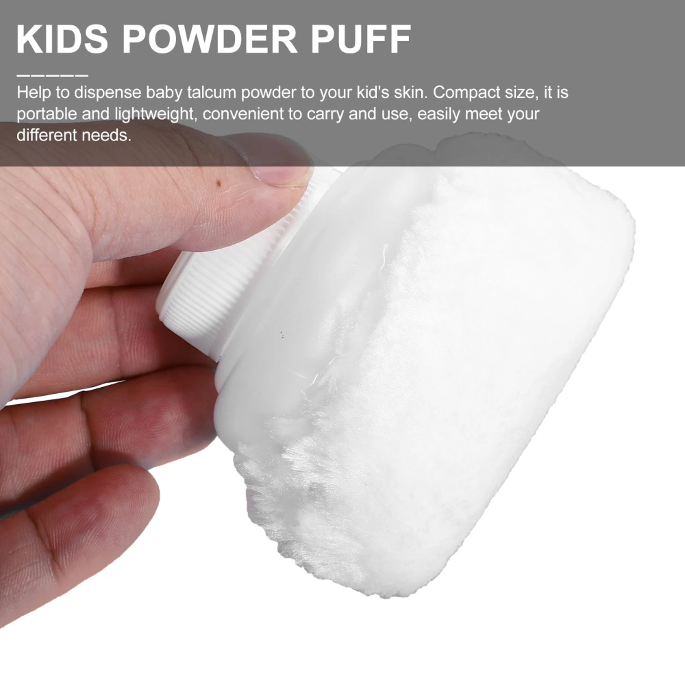 2 Sets Portable Powder Puff Baby Kids Body Talcum Powder Puff Baby Shower Gift