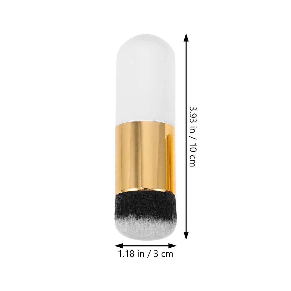 2Pcs Foundation Makeup Brush High-Density Face Brush for Blending Liquid Cream