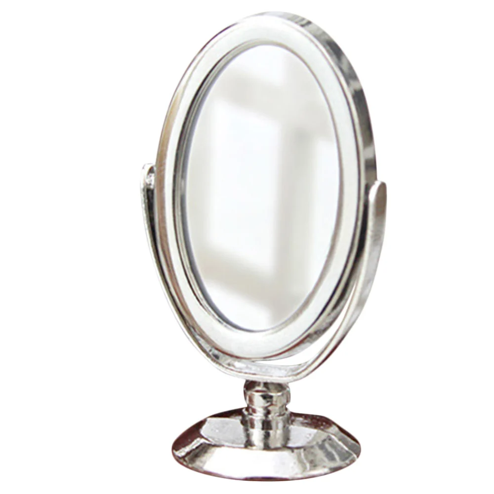 Miniature Mirror Adornments Mini Tabletop Cosmetic Mirror Mini House Supplies