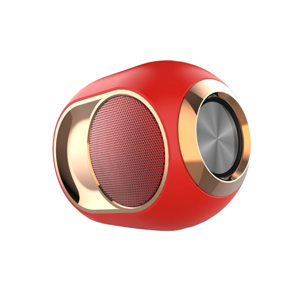 X6 Portable Mini Wireless Speaker Bass Soundbar Subwoofer Wireless Loudspeaker TWS Support TF Audio Music Player Speaker (Red)