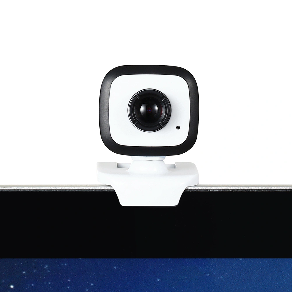 8MP USB Computer Webcam Live Broadcast Streaming Web Camera with Microphone (White)