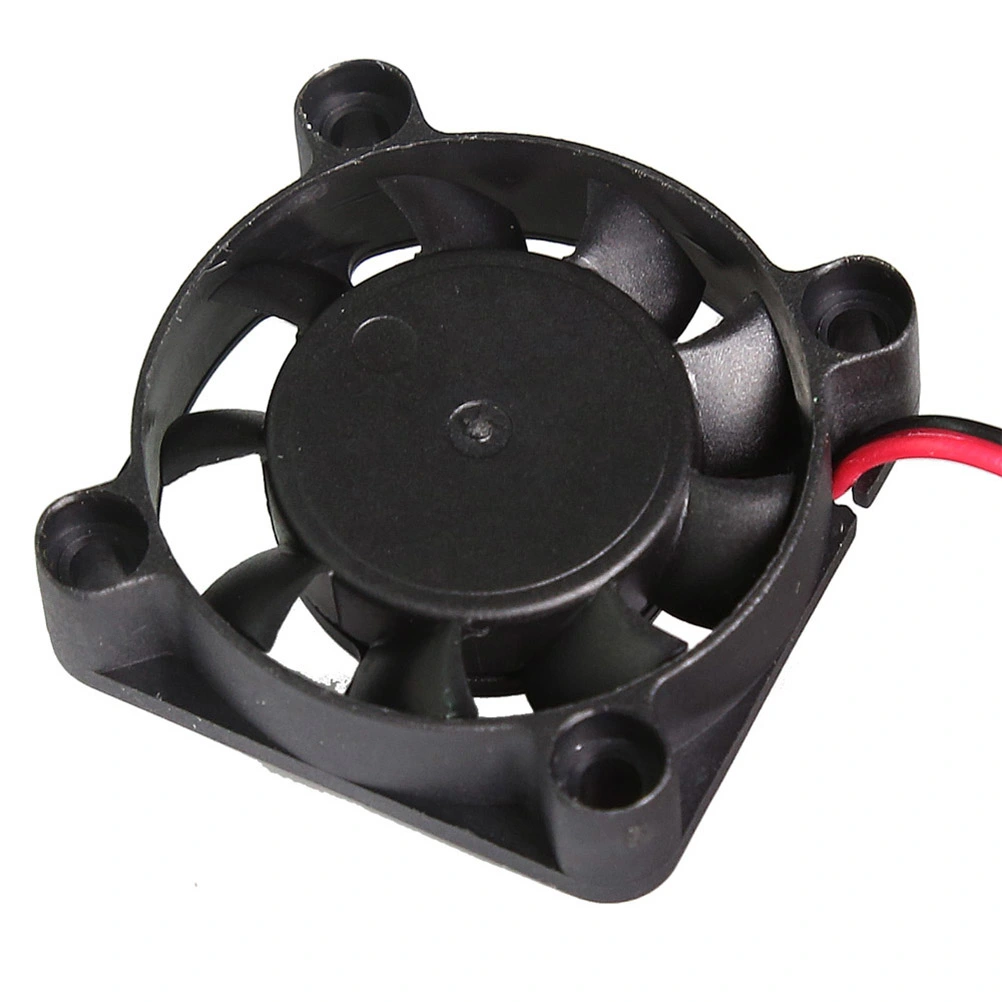 4pcs 4010 DC 12V Brushless Cooling Cooler Fan 2 Wire for RepRap Prusa i3 DIY 3D Printer (Black)