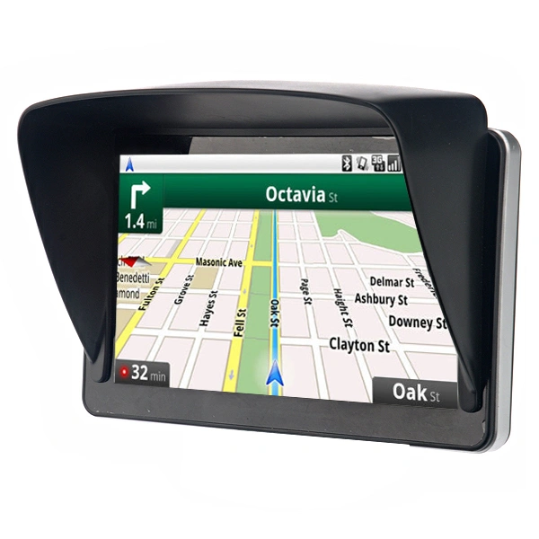 Universal Anti-reflective Sunshade Sunshine Shield for 7-inch Car GPS Navigator (Black)