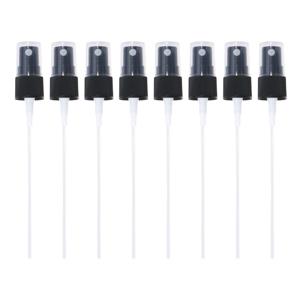 15Pcs Perfume Spray Head Portable Spary Bottle Head Mist Sprayer Replacement Spray Head for Travel Home Black