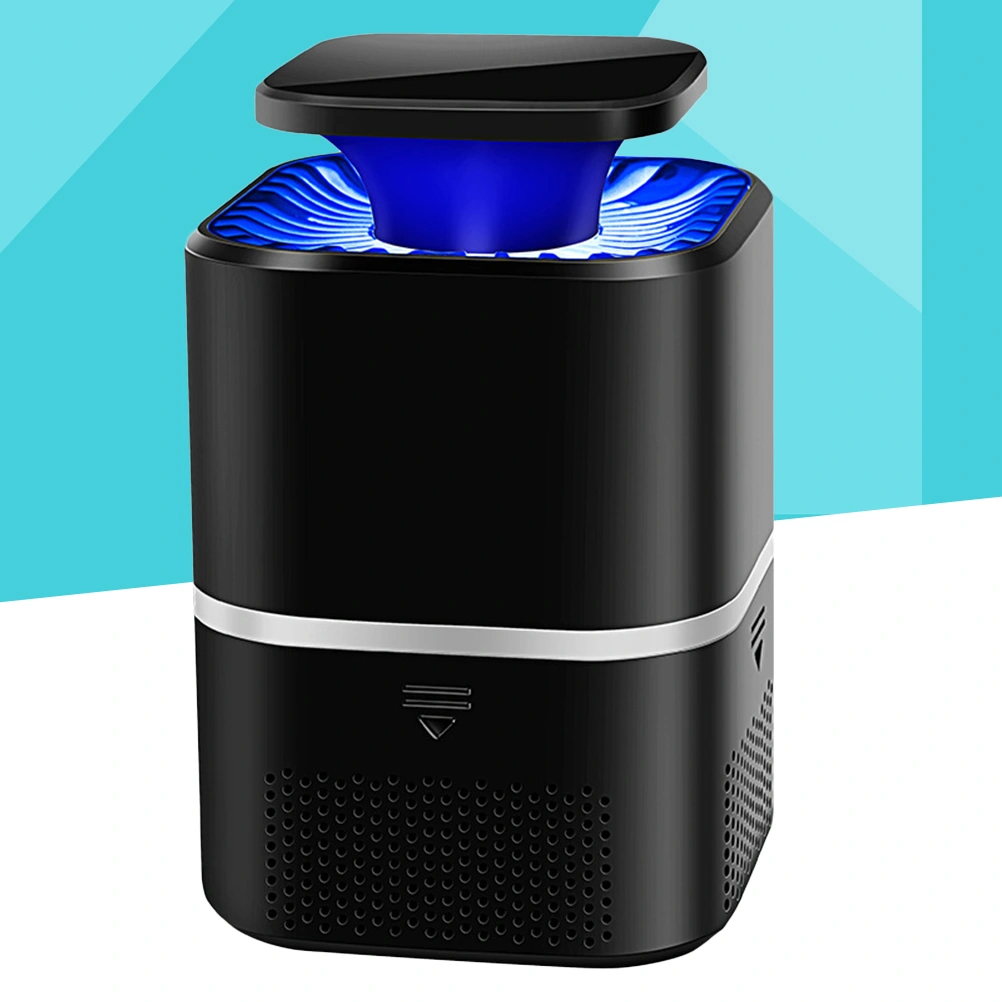 1PC USB Charging Mosquito Trap Mosquito Killer Lamp Household LED Bug Zapper for Home Bedroom Living Room (Black)