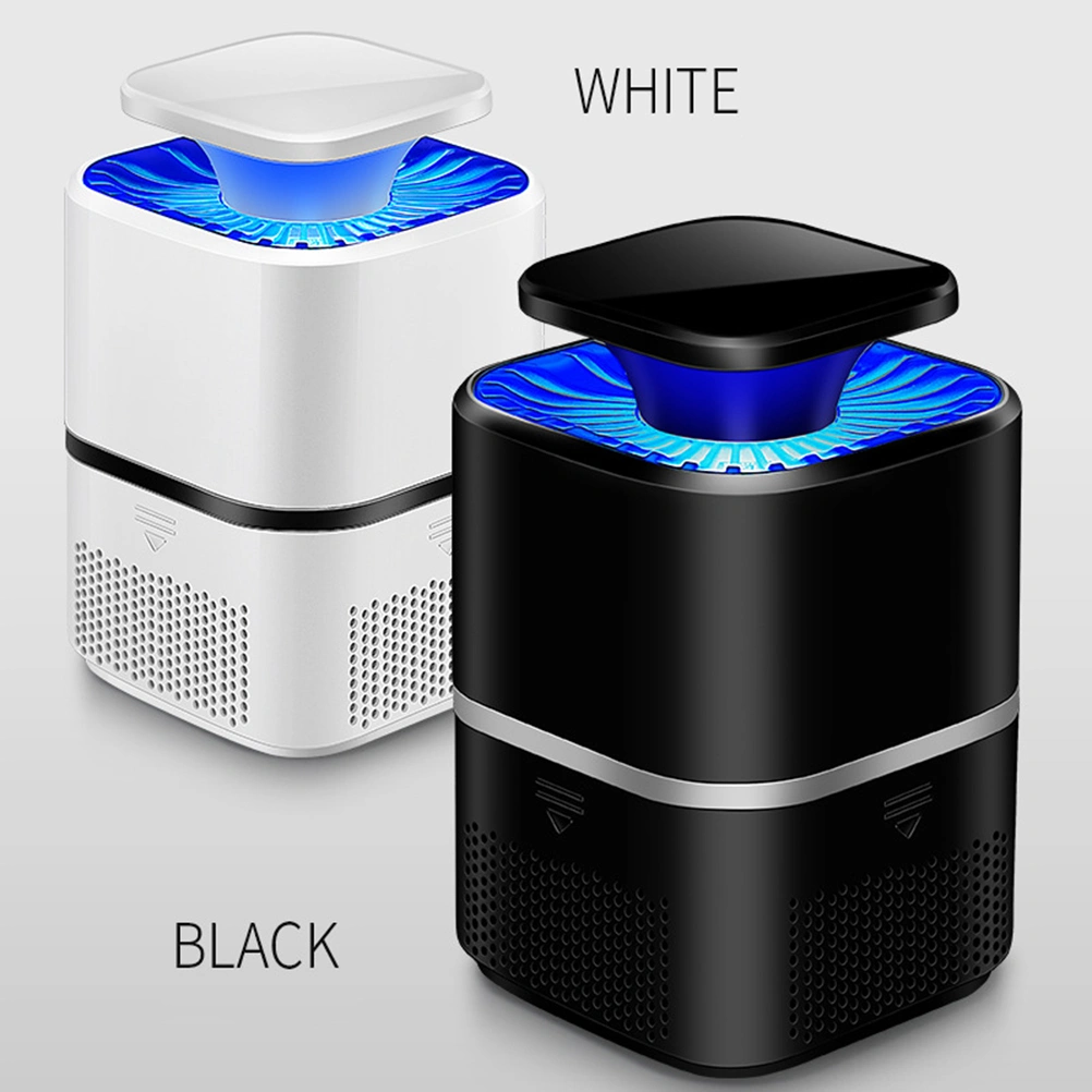 1PC USB Charging Mosquito Trap Mosquito Killer Lamp Household LED Bug Zapper for Home Bedroom Living Room (Black)