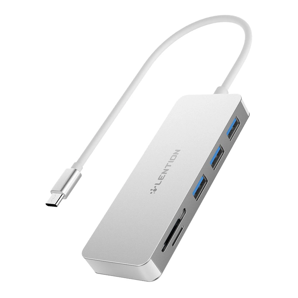 1Pc USB Hub USB 3.0 Hub Portable Type-c Hub Multifunctional Reader