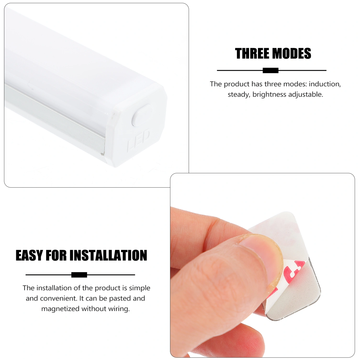 1 Set Magnetic Dormitory Lamp Eye Protection LED Desk Lamp Touchable Lamp