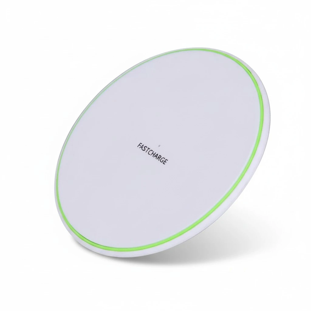5W Phone Wireless Charger QI Fast Charge for iPhone X/8/8 Plus Galaxy S8/9 Qi-Enabled Phones (White)