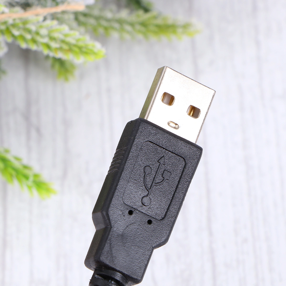 1M Length Black USB Port 5V 5.5x2.1mm DC Barrel Power Cable Connector For Small Electronics Devices Usb Extension Cable (Black)