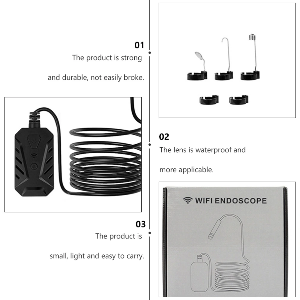 1 Set Industrial Borescope Autofocus Handheld Professional Borescope