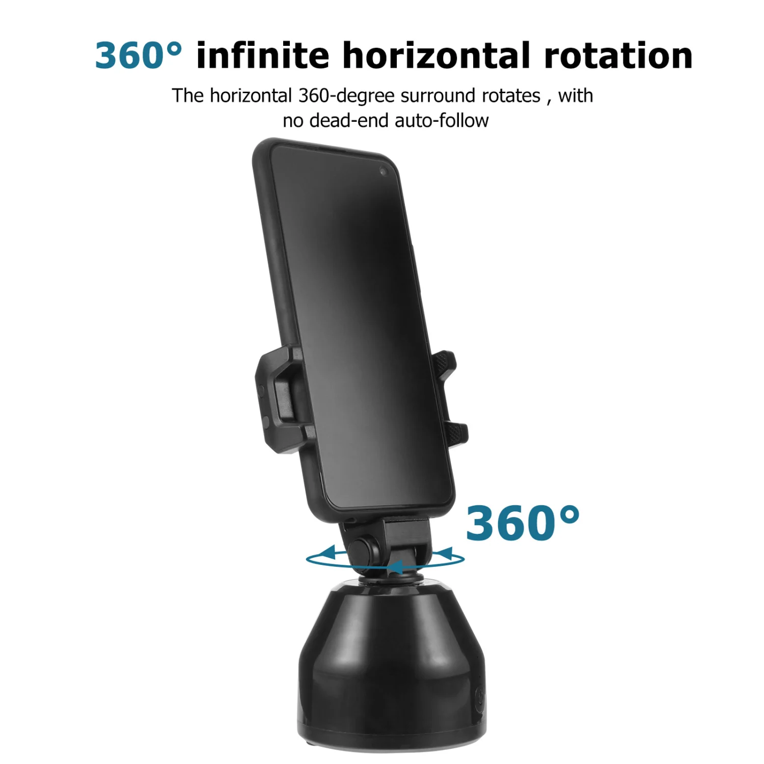 360°Rotation Face Tracking Mobile Phone Stand Shooting Smartphone Gimbal Holder