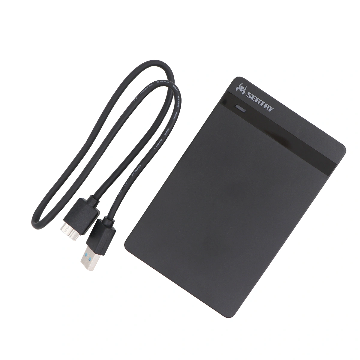 Portable USB3.0 Hard Disk Cartridge Miniature Computer Hard-disk Enclosure for Home Office School (Black)