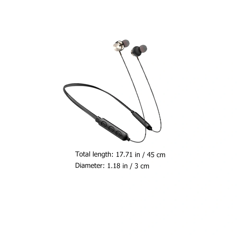 Neck Hanging Wireless Earpiece Waterproof Wireless Headset Stereo In-ear Earbud