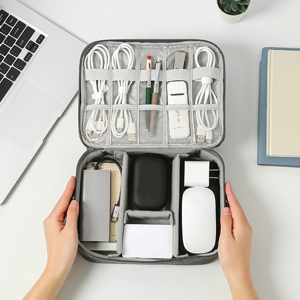 Electronic Organizer Bag Digital Accessory Storage Carrying Bag for Cable Cord Charger