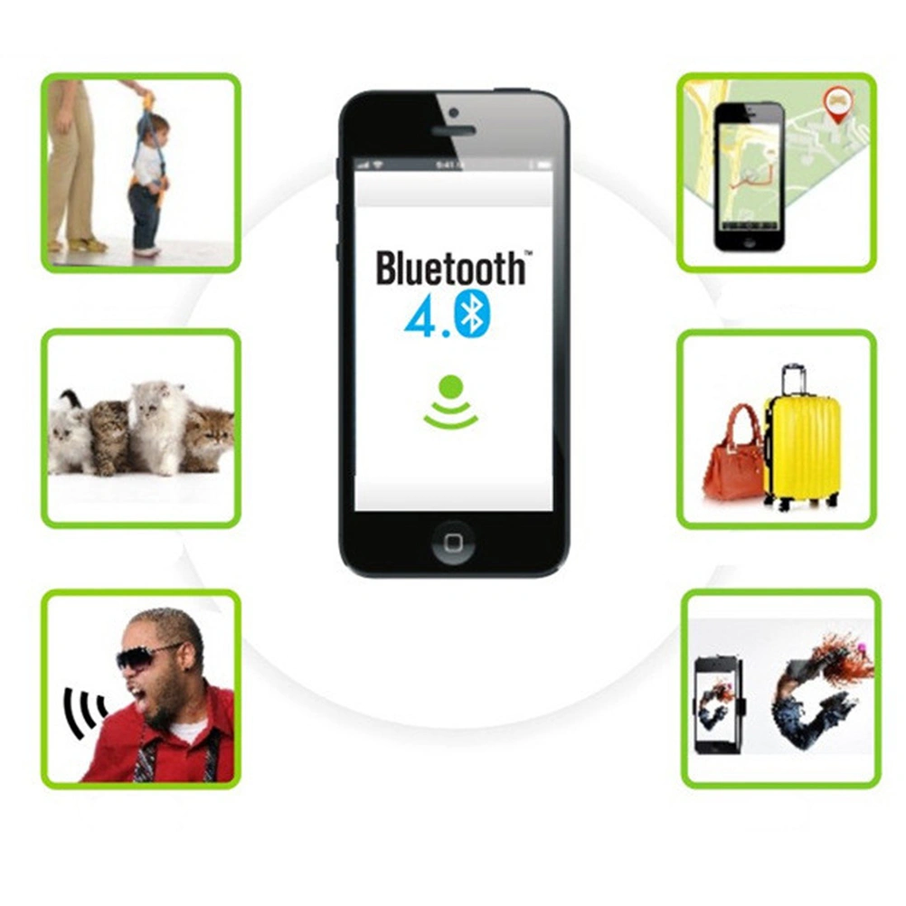 Smart Finder Locator Pet Alarm Wireless 4.0 Anti-lost Sensor Remote Selfie Shutter Seeker Itag for Kids Bag Wallet Keys Car SmartPhone (Pink)