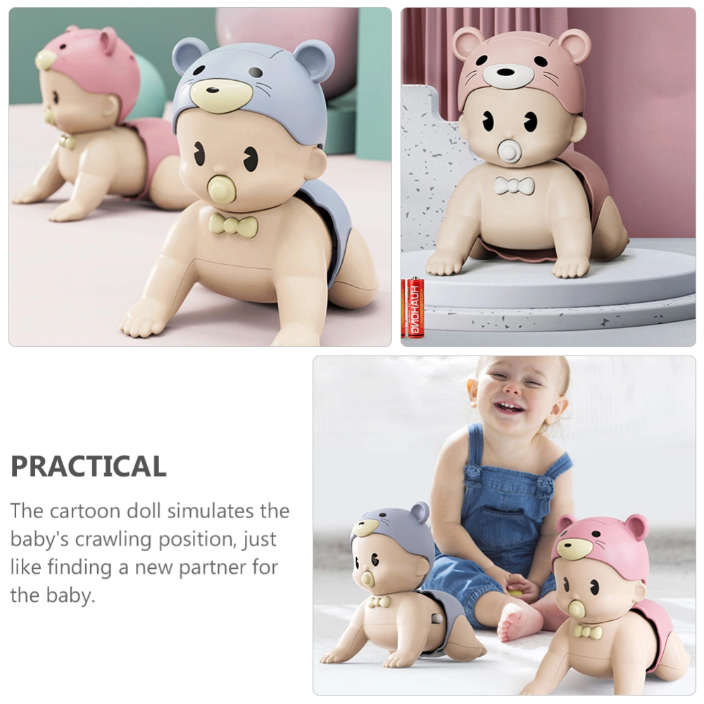 1Pc Adorable Children Crawling Doll Plaything Lovely Children Cognitive Toy