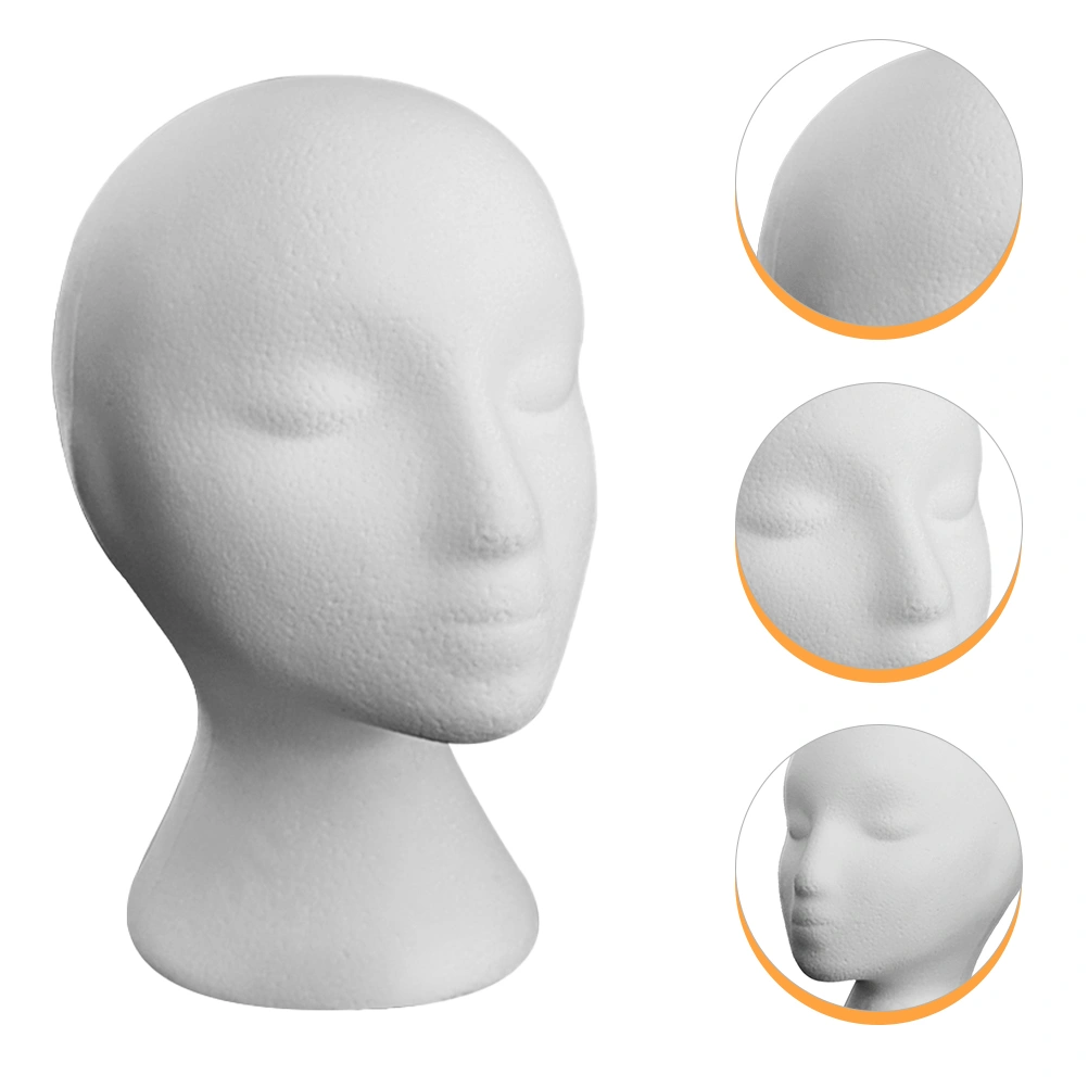 Foams Mannequin Head Simulated Mannequin Wig Hat Stand For HomeSalon