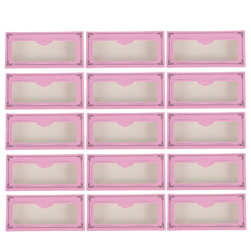 30pcs Makeup False Eyelash Case Fake Eyelash Packing Box Eyelash Holder Box