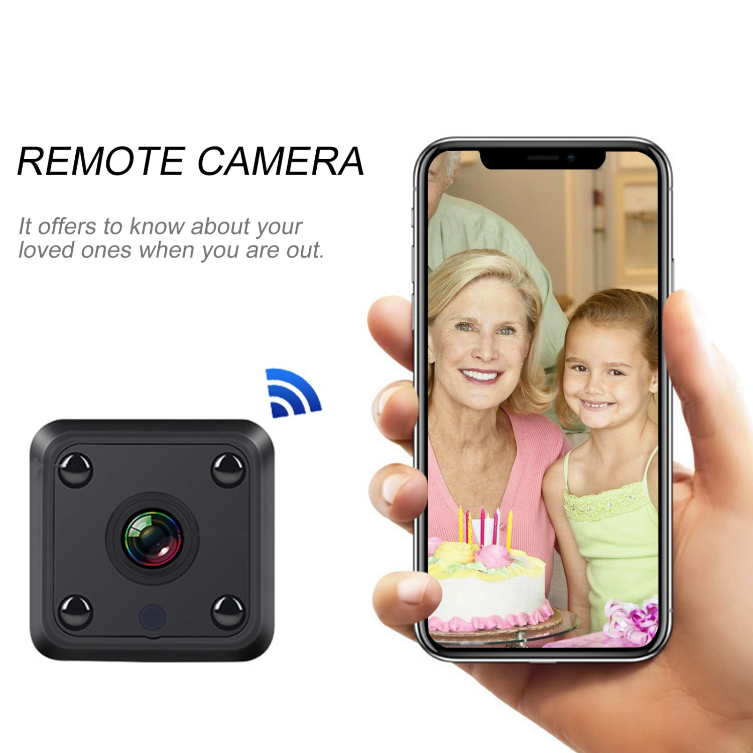 1 Set 1080P Wireless Security Camera WiFi Home Indoor Camera Motion Detection