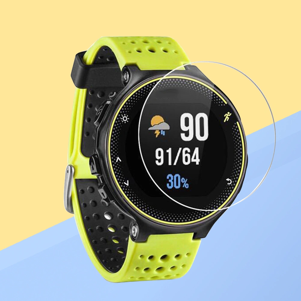 3pcs Tempered Glass Screen Protector Explosion-proof Full Coverage 2.5D Screen Protector Film for Garmin Forerunner 220/225/230/235/620/630