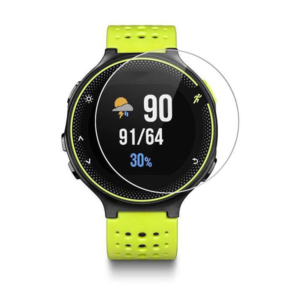 3pcs Tempered Glass Screen Protector Explosion-proof Full Coverage 2.5D Screen Protector Film for Garmin Forerunner 220/225/230/235/620/630