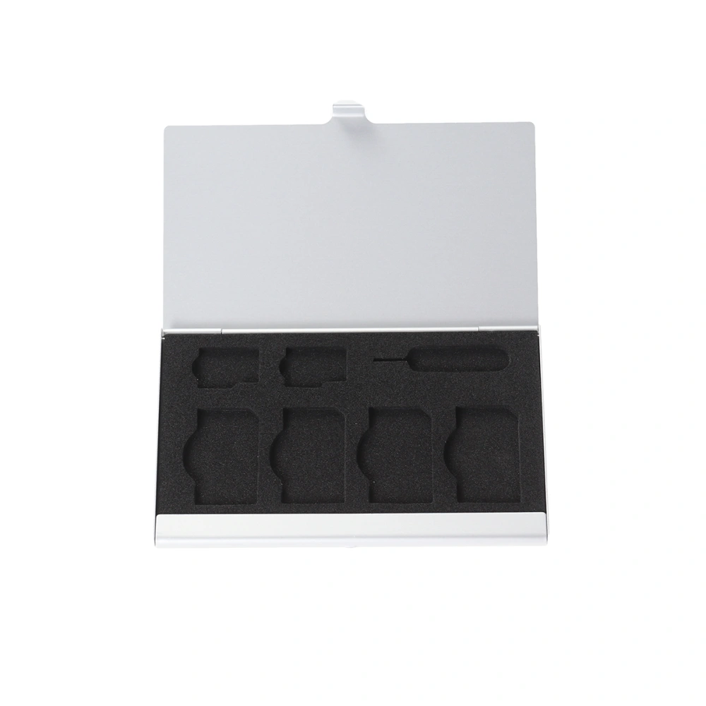 SIM Storage Holder Case with 7 Slots for SIM and Micro SIM Pin Holder Travel Portable Carrying Storage Case