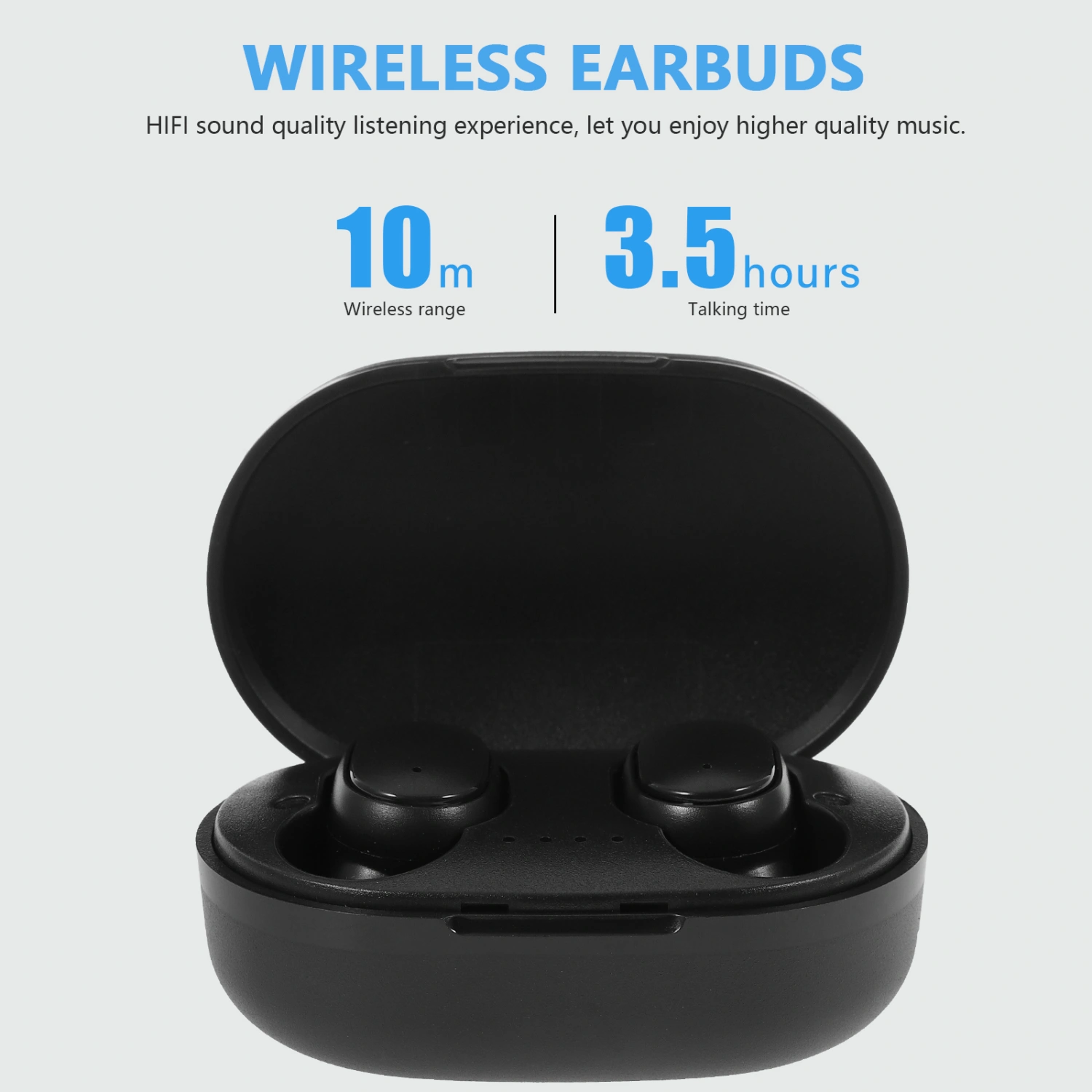 1 Set Waterproof Stereo Wireless Earphone Fashion Sports Earbuds for Sports