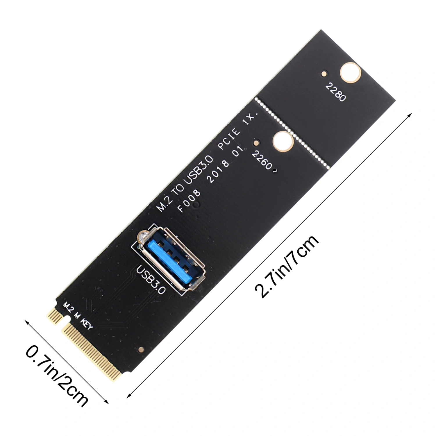 4pcs USB 3.0 M.2 Expansion Cards to PCIE USB 3.0 Computer Expansion Cards