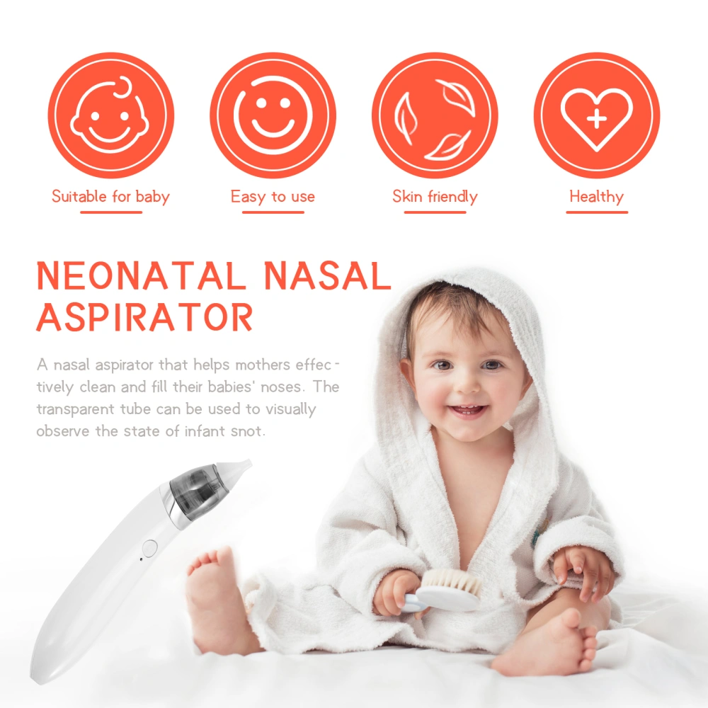 Electric Nasal Aspirator Baby Nose Sucker Mucus Cleaner Baby Nose Cleaning Tool