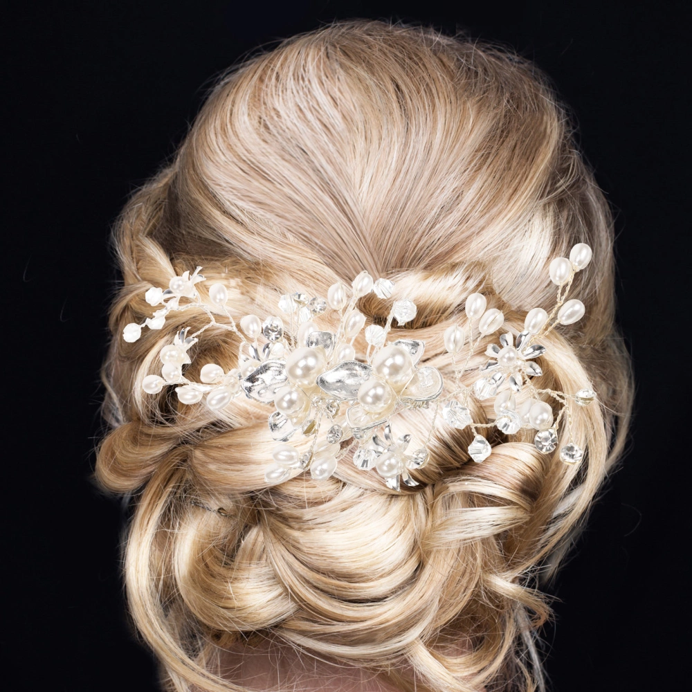 Wedding Hair Comb Pearl Hair Comb Wedding Bridal Hairpiece Decorative Hair Comb