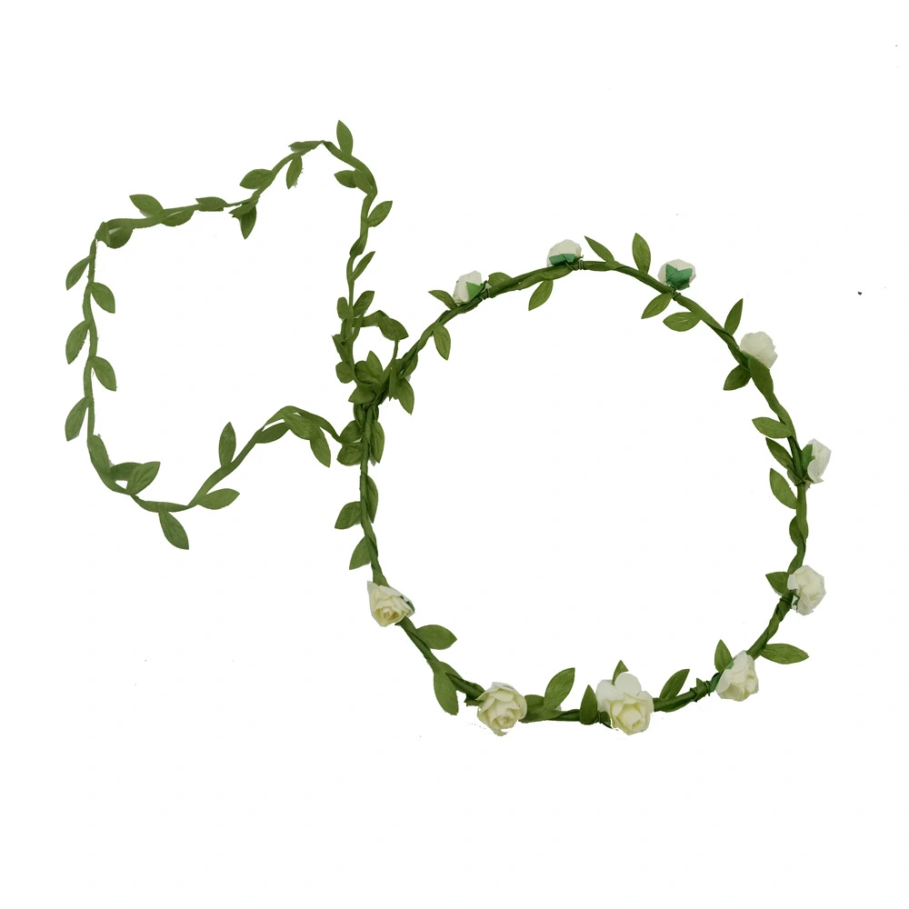 3pcs Leaf Hair Wreaths Flower Wreath Headband Elegant Flower Crown Hair Garlands