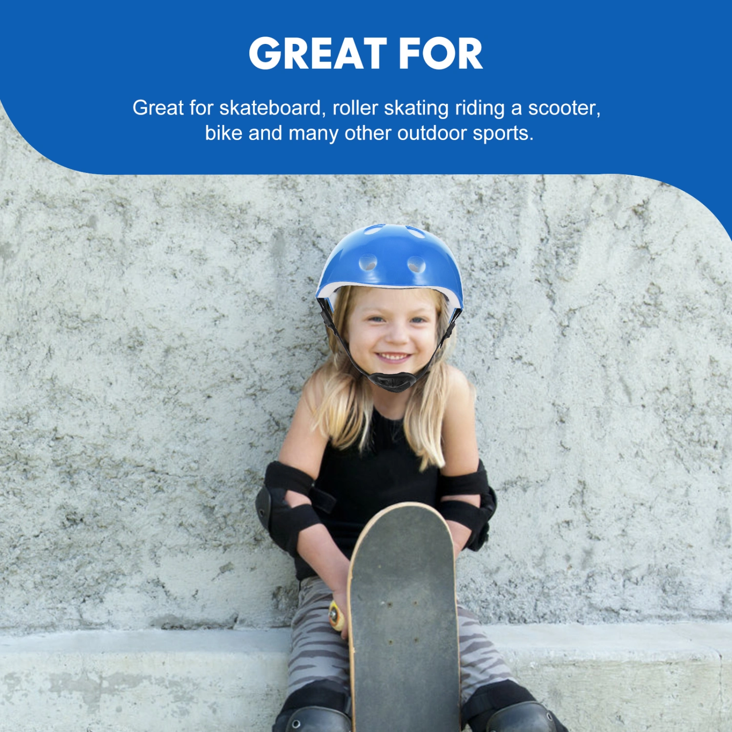 Children Skateboard Sports Helmet Kids Adjustable Helmets for Scooter Cycling