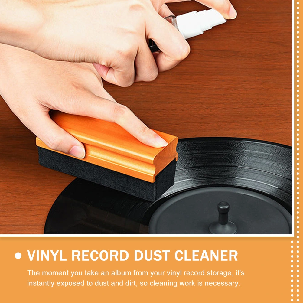 Vinyl Record Brush Sponge Brush Phonograph Cleaning Brushes Dust Cleaning Brushes
