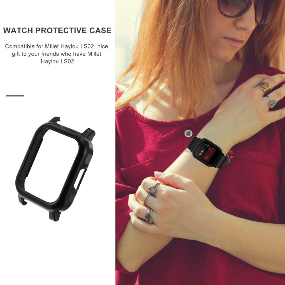 1pc Smartwatch PC Protective Case Protector Compatible for Millet Haylou LS02