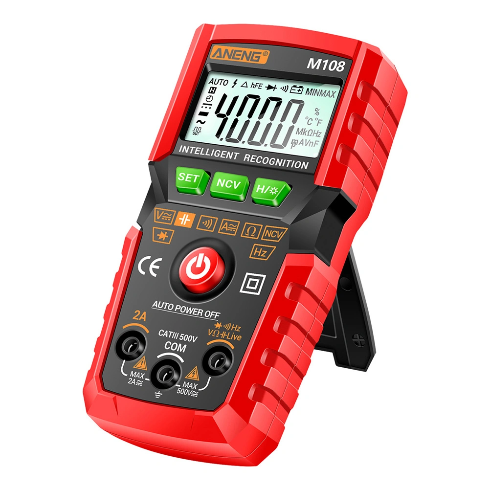 Digital Multimeter 4000 Counts Volt Meter Digital Multimeter Auto-ranging Tester