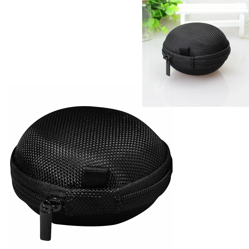 Travel Carry Portable Protective Zipper Hard Case Cover Bag BoxSpeaker (Black)