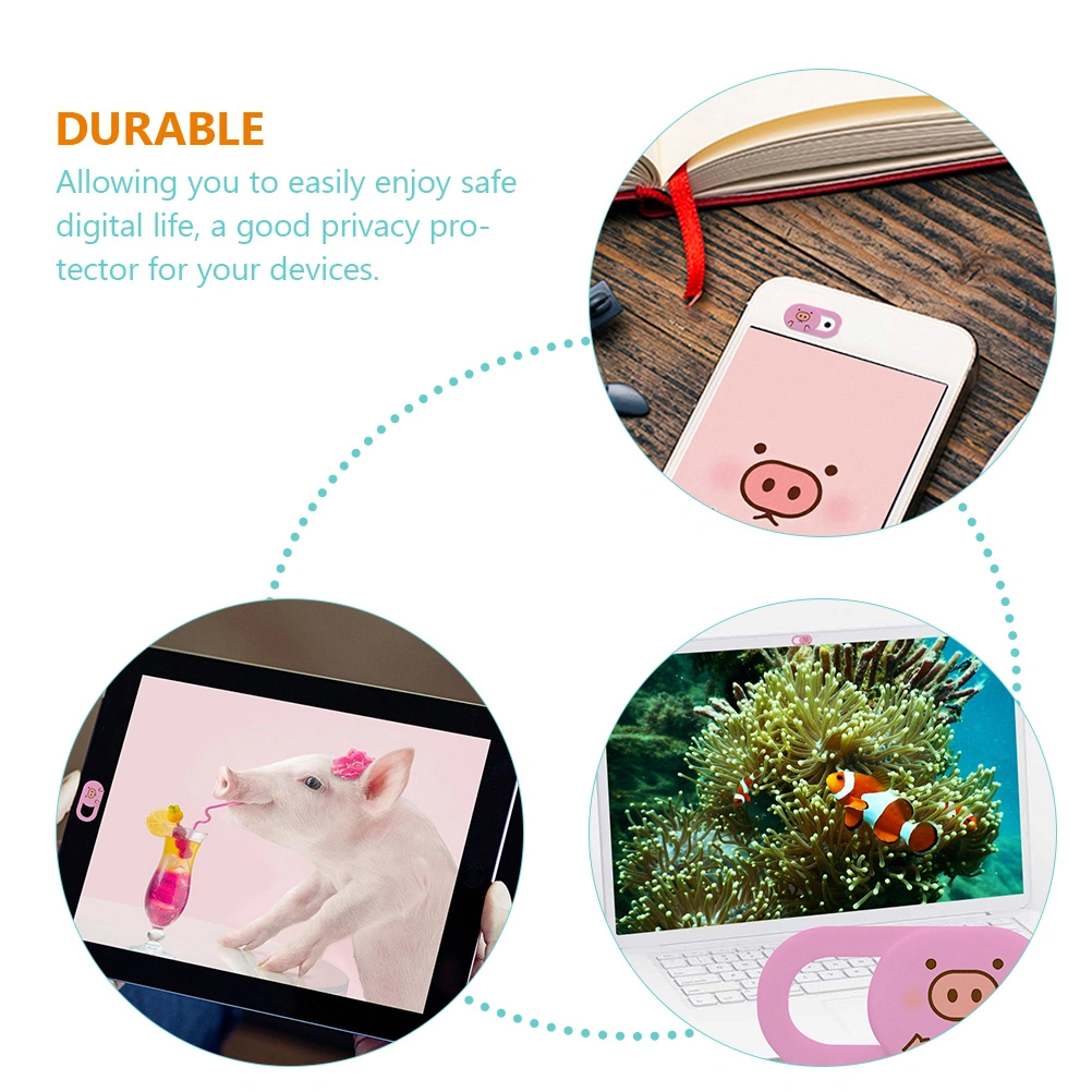 3Pcs Laptop Camera Cover Slide Pattern Privacy Protection Camera Slide Blocker